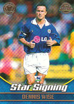 Dennis Wise Leicester City 2002 Topps Premier Gold Star Signing #LC1